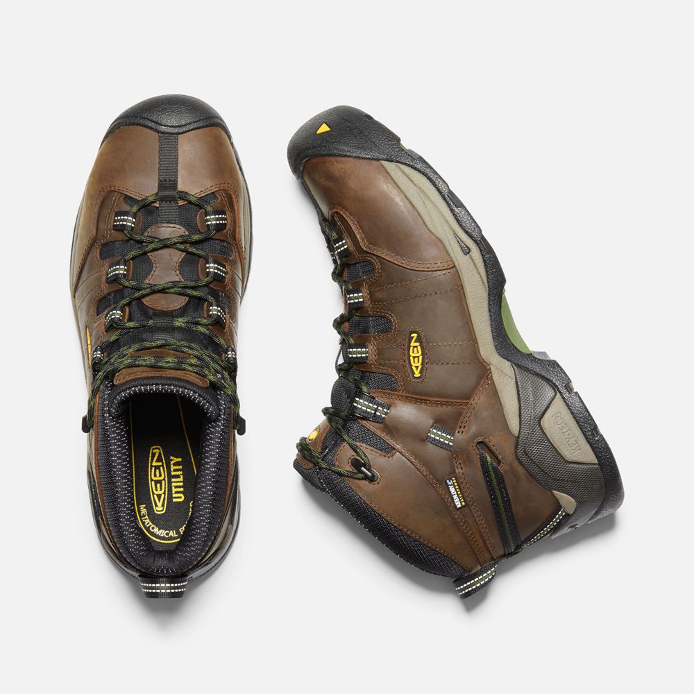 Botte de Travail Keen Homme Marron | Detroit Xt Waterproof (Steel Toe) | RYLCH-2049